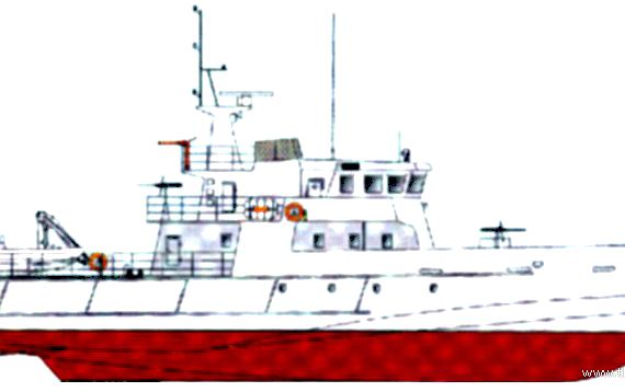 Корабль ORP NS-935 [Fast Patrol Vessel] - чертежи, габариты, рисунки